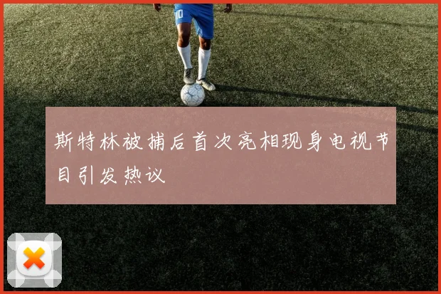 斯特林被捕后首次亮相现身电视节目引发热议