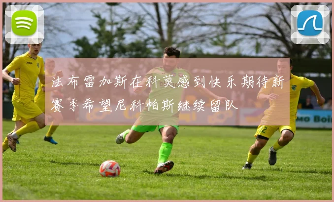 法布雷加斯在科莫感到快乐期待新赛季希望尼科帕斯继续留队